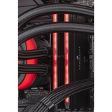 ALTERNATE Custom PC Series • iCUE Red Madness Gaming-PC negro/Transparente