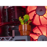 ALTERNATE Custom PC Series • iCUE Red Madness Gaming-PC negro/Transparente