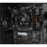 ALTERNATE SE-AMD-002, Gaming-PC negro/Transparente