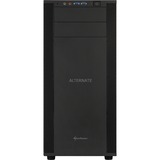ALTERNATE SE-AMD-002, Gaming-PC negro/Transparente