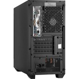ALTERNATE SE-AMD-002, Gaming-PC negro/Transparente