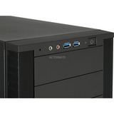 ALTERNATE SE-AMD-002, Gaming-PC negro/Transparente