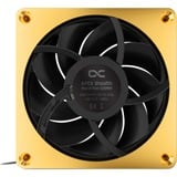 Alphacool Apex Stealth Metal 120mm Lüfter 2000rpm, Ventilador dorado/Negro