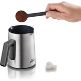 Arzum Okka Rich Spin M, Cafetera de moka negro/Cromado