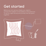 Beurer HK 77 Heaty rosa rubor, Almohadas eléctricas Lavanda