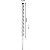 Bosch Expert Broca para martillo SDS Max-8X, Taladro Martillo perforador, Hammer drill bit, 2,6 cm, 520 mm, Concreto, Piedra, 40 cm