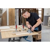 Bosch Fresadora de espigas plana a batería GFF 18V-22 Professional Solo, 18 voltios, Esamblaje con galleta azul/Negro