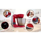 Bosch MUM5X720, Robot de cocina rojo/Plateado