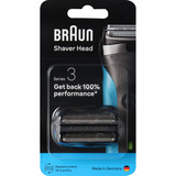 Braun Series 3 Kombipack 21 B neu Cabezal para afeitado, Cabezal de afeitado negro, Cabezal para afeitado, 1 cabezal(es), Negro, Acero inoxidable, 18 mes(es), Braun, Series 3 21 B