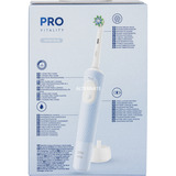 Braun Vitality Pro Duo Adulto Cepillo dental oscilante Negro, Azul, Blanco, Cepillo de dientes eléctrico negro/Azul, Adulto, Cepillo dental oscilante, Cuidados diarios, Sensible, Super sensitive, Negro, Azul, Blanco, 7800 movimientos por minuto, 4 x 30 s