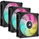 Corsair CO-9050113-WW sistema de refrigeración para ordenador Carcasa del ordenador Ventilador 12 cm Negro 3 pieza(s) negro/Transparente, Ventilador, 12 cm, 450 RPM, 2000 RPM, 30,4 dB, 58,1 cfm