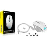 Corsair M65 RGB ULTRA Wireless, Ratones para gaming blanco/Gris claro