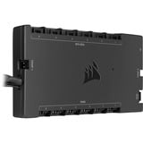 Corsair iCUE Commander Core XT controlador de velocidad de ventilador 6 canales Negro, Control del ventilador negro, 6 canales, Negro, Conector de 4 pines, 126 g