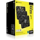 Corsair iCUE LINK RX120 Triple, Ventilador negro