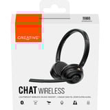 Creative Chat Inalámbrico, Auriculares con micrófono negro
