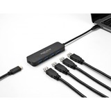 DeLOCK 64170 hub de interfaz USB 3.2 Gen 1 (3.1 Gen 1) Type-C 5000 Mbit/s Negro, Hub USB USB 3.2 Gen 1 (3.1 Gen 1) Type-C, USB 3.2 Gen 1 (3.1 Gen 1) Type-A, USB 3.2 Gen 1 (3.1 Gen 1) Type-C, 5000 Mbit/s, Negro, Metal, 85 W