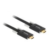 DeLOCK Cable USB 3.2 Gen 2, conector USB-C > conector USB-C negro