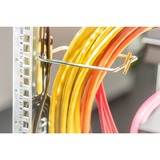 Digitus DN-97675 accesorio de bastidor Anillo organizador de cables, Administración de cables Anillo organizador de cables, Plata, Acero, 48,3 cm (19"), 80 mm, 120 mm
