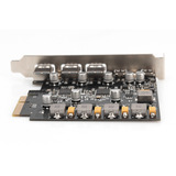 Digitus Tarjeta PCIe 2x USB-C + 3x USB A, Tarjeta de interfaz 