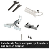 EINHELL Fresadora de borde profesional a batería TP-RO 18 Li BL - Solo, 18 Voltios rojo