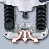 EINHELL TC-RO 1155 E, Fresadora rojo/Negro