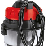 EINHELL TE-VC 2230 SA 1150 W Aspiradora de tambor 30 L Plata, Aspiradora en húmedo y en seco rojo, 1150 W, 230 V, 50 Hz, Aspiradora de tambor, 30 L, Plata