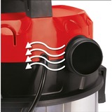 EINHELL TE-VC 2230 SA 1150 W Aspiradora de tambor 30 L Plata, Aspiradora en húmedo y en seco rojo, 1150 W, 230 V, 50 Hz, Aspiradora de tambor, 30 L, Plata
