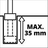 Einhell TP-RO 18 Li BL - Solo, 4350411, Fresadora rojo