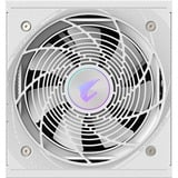 GIGABYTE AORUS ELITE P850W ICE Fuente de Alimentación - PCIe 5.0, 80 PLUS Platinum, Diseño completamente modular, Ventilador de 120 mm, Compatible con ATX 3.0, Enchufe UE, Fuente de alimentación de PC blanco, 80 PLUS Platinum, Diseño completamente modular, Ventilador de 120 mm, Compatible con ATX 3.0, Enchufe UE, 850 W, 100 - 240 V, 50/60 Hz, 12 A, Activo, 125 W