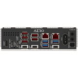 GIGABYTE X870E AERO X3D WOOD, Placa base negro/Madera