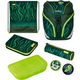 Herlitz SoftLight Plus Jungle, Cartera de escuela verde/Verde oscuro