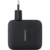 Intenso Intenso Power Adapter W100ACC GaN + C520C Cable, Cargador negro