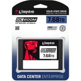 Kingston DC600ME 7,68 TB 2.5" Serial ATA III 3D TLC NAND, Unidad de estado sólido 7,68 TB, 2.5", 560 MB/s, 6 Gbit/s