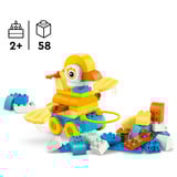 LEGO DUPLO Animales sobre Ruedas 3en1, Juegos de construcción Juego de construcción, 2 año(s), Plástico, 58 pieza(s), 843 g