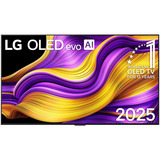 LG OLED55G57LW, OLED-TV plateado/Negro