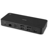 Lindy Estación de acoplamiento híbrida para portátil USB Tipo C y Tipo A negro