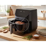 Medion Freidora de aire Life X20 MD 13060 XL, Freidora de aire caliente negro