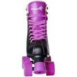 Muuwmi Patín de ruedas Disco Talla 31-34, Patines lila/Negro