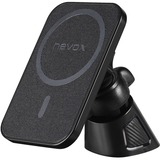 Nevox 2025 cargador de dispositivo móvil Negro Auto negro, Auto, USB, Cargador inalámbrico, Negro