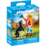 PLAYMOBIL My Life Mujer con Sennenhund, Juegos de construcción 