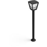 Philips Hue White & Color Ambiance Econic Lámpara de camino exterior, Luz de LED negro
