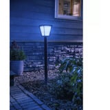 Philips Hue White & Color Ambiance Econic Lámpara de camino exterior, Luz de LED negro