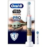 Procter & Gamble PRO 14876674 cepillo eléctrico para dientes Niño Cepillo dental giratorio Multicolor, Blanco, Cepillo de dientes eléctrico Niño, Cepillo dental giratorio, Cuidados diarios, Pulido, Sensible, Multicolor, Blanco, 4 x 30 s, Suave