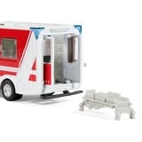 SIKU Mercedes-Benz Sprinter Miesen Type C Ambulance Modelo a escala de ambulancia Previamente montado 1:50, Automóvil de construcción rojo/blanco, Modelo a escala de ambulancia, Previamente montado, 1:50, Mercedes-Benz Sprinter, Cualquier género, Metal, Plástico