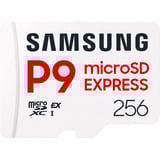 Samsung P9 Express 256 GB microSDXC, Tarjeta de memoria blanco