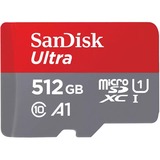 SanDisk SDSQUAC-512G-GN6MA, Tarjeta de memoria gris/Rojo