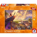 Schmidt Spiele Thomas Kinkade Studios: Disney Dreams Collection - El Rey León, Puzzle 