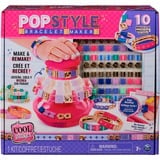 Spin Master Cool Maker - Popstyle Bracelet Maker | Kit Para Hacer Pulseras De La Amistad | Juguetes Para Niñas Con 1 Máquina Con Almacenamiento, 170 Cuentas Y 22 Gomas Elásticas | Regalo Niña 8 Años O Más, Manualidades 