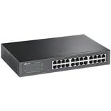 TP-Link TL-SG1024D No administrado Gigabit Ethernet (10/100/1000) Gris, Interruptor/Conmutador No administrado, Gigabit Ethernet (10/100/1000), Bidireccional completo (Full duplex), Montaje en rack, Minorista