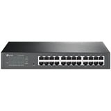 TP-Link TL-SG1024D No administrado Gigabit Ethernet (10/100/1000) Gris, Interruptor/Conmutador No administrado, Gigabit Ethernet (10/100/1000), Bidireccional completo (Full duplex), Montaje en rack, Minorista